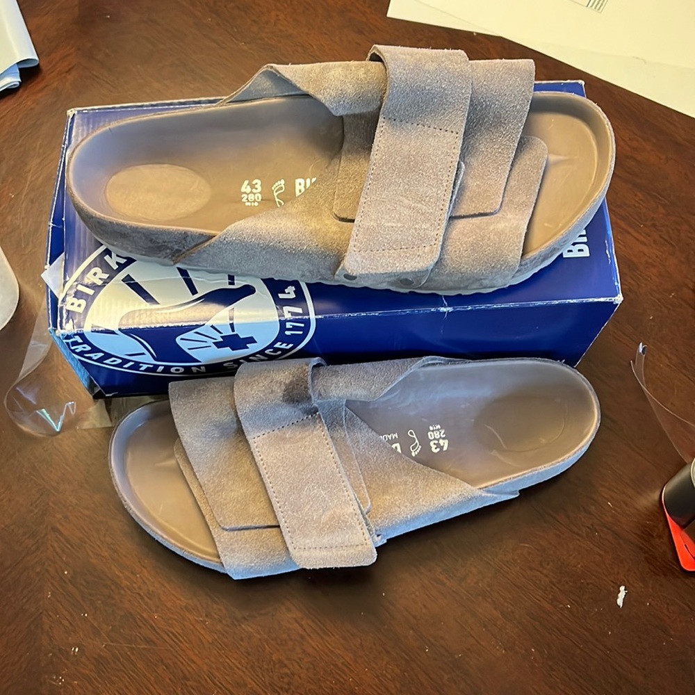 Kyoto Gray taupe Birkenstocks